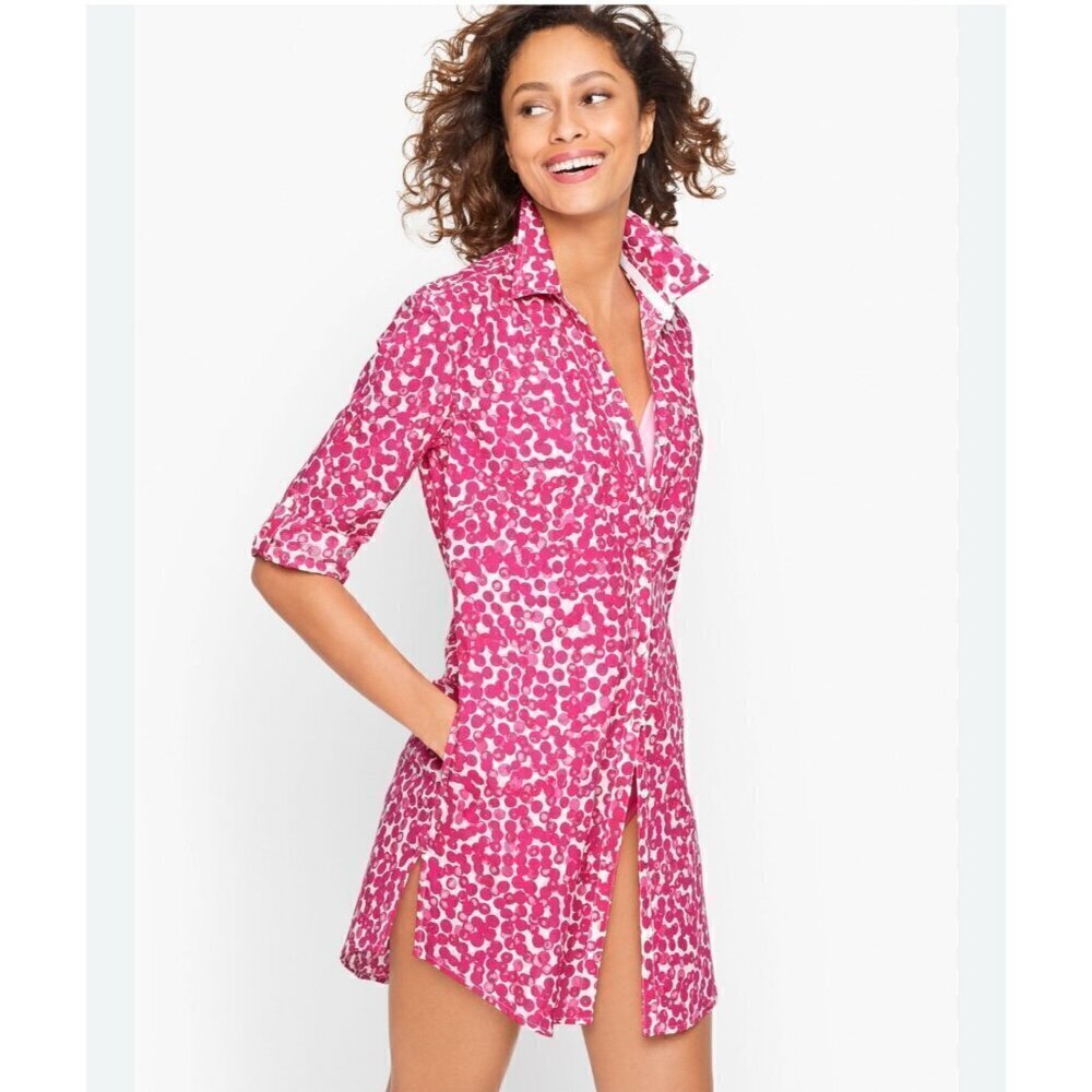 Miracle Suit Talbots Swim Cover Up Beach Shirt